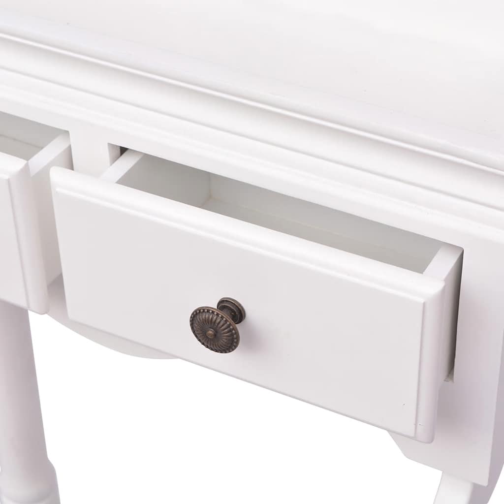 Appendiabiti con Armadietto in Legno Bianco