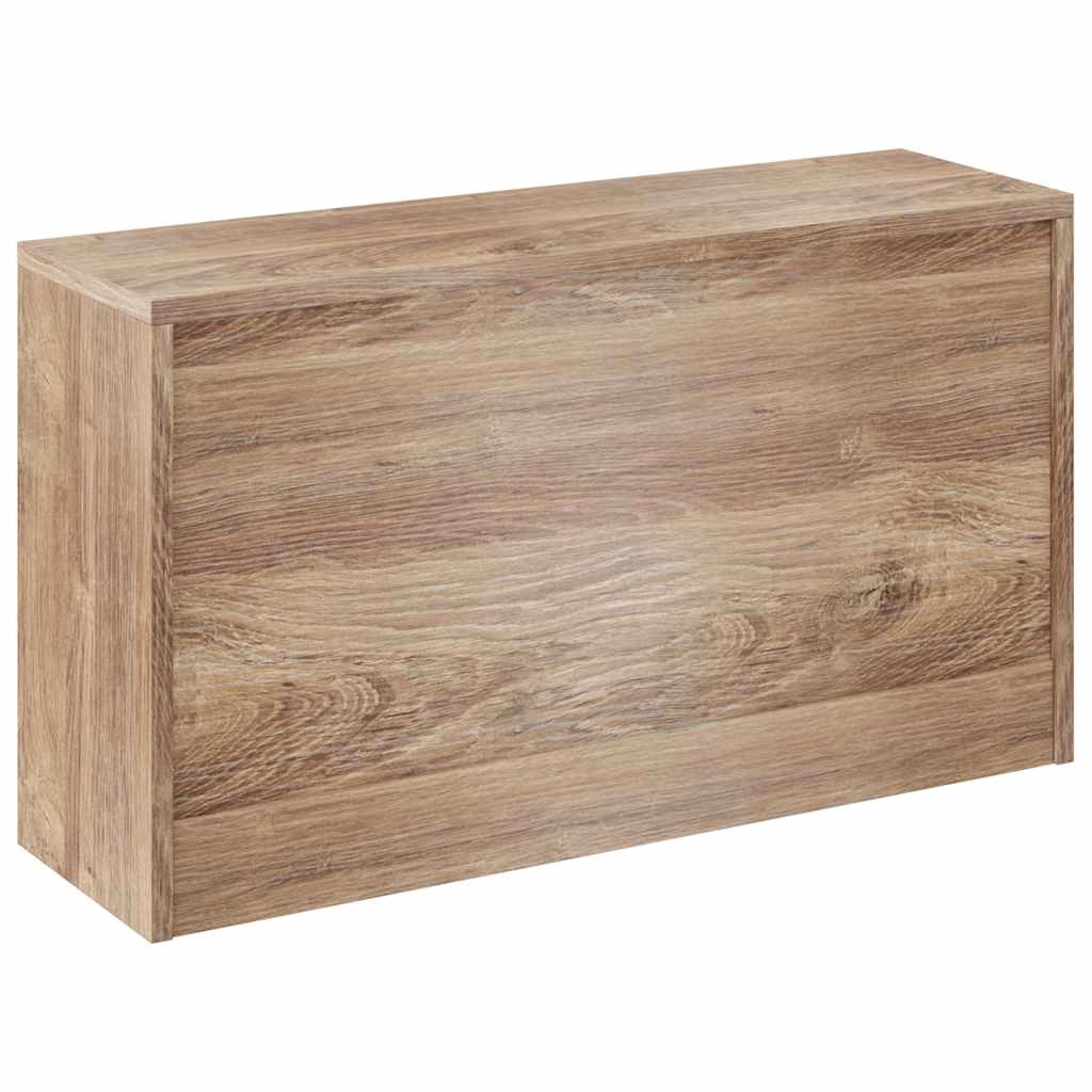 Panchina con Scarpiera Colore Rovere 80x24x45 cm