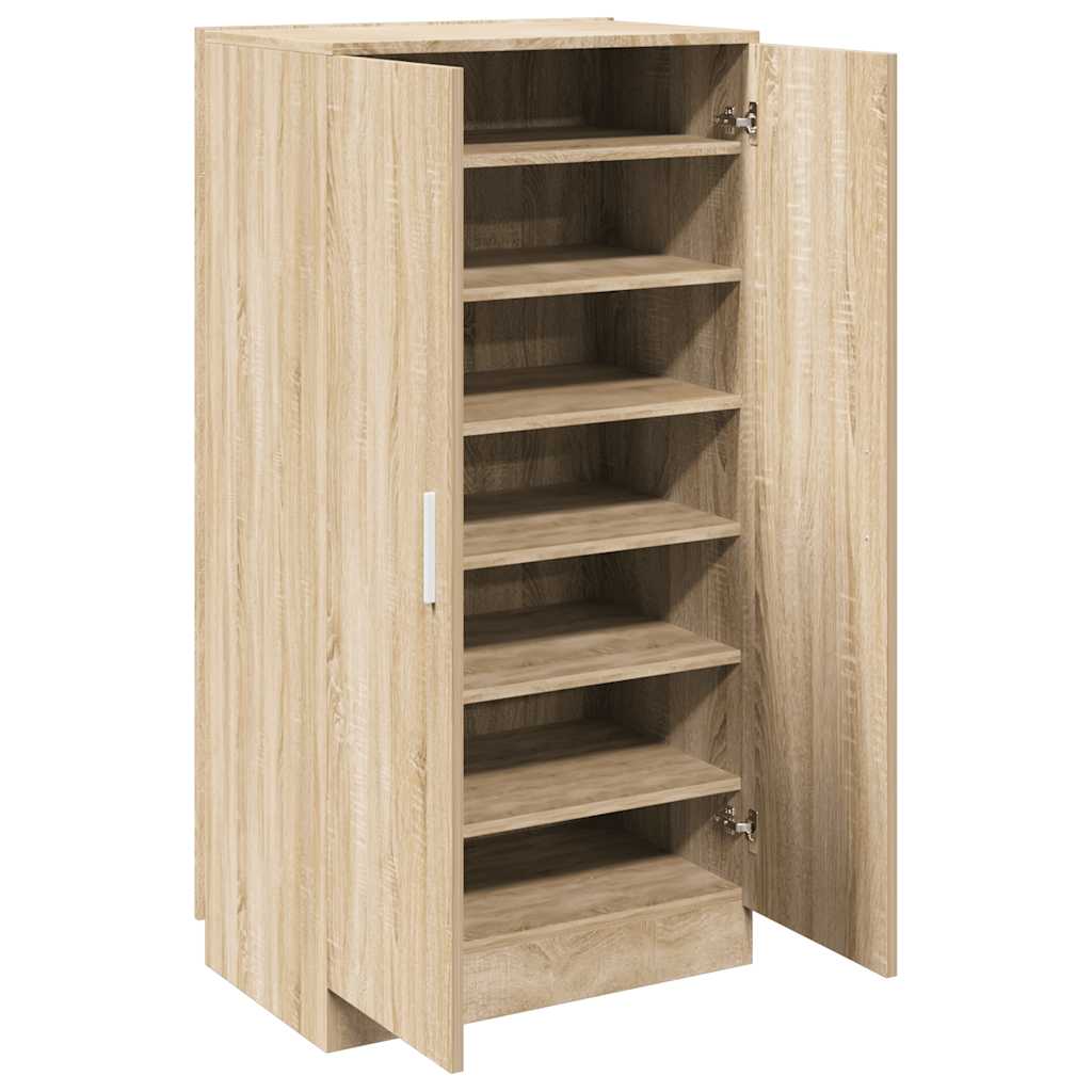 Scarpiera con 7 Mensole Colore Rovere