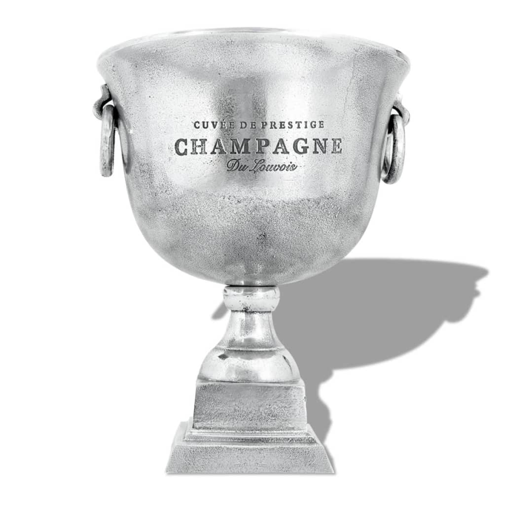 Trofeo Coppa di Champagne Refrigeratore Alluminio Argento