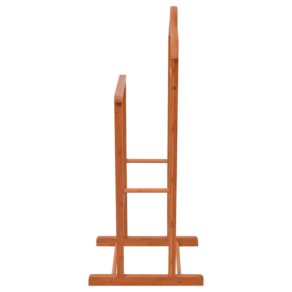 Stand per Vestiti 2 pz Marrone 46 x 40 x 95 cm Bambù