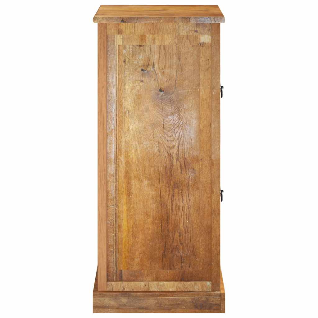Scarpiera a 4 Livelli con Cassetto Legno Massello di Recupero