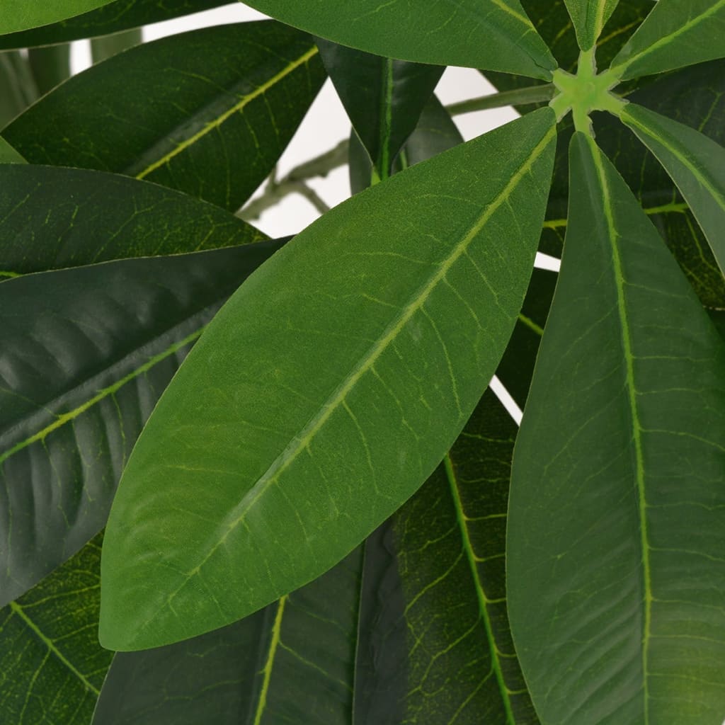 Pachira Acquatica Pianta Artificiale con Vaso 145 cm Verde