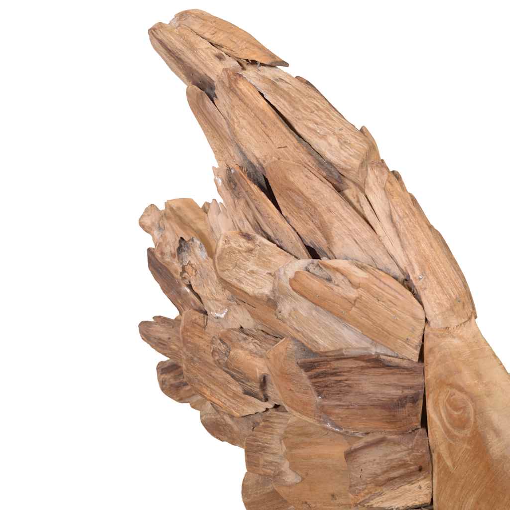 Scultura di Pesce in Teak 40x12x57 cm