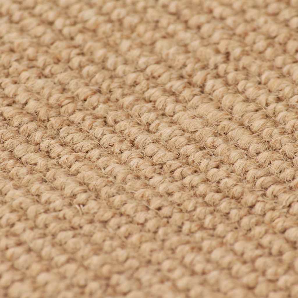 Tappeto di Iuta con Base in Lattice 120x180 cm Naturale