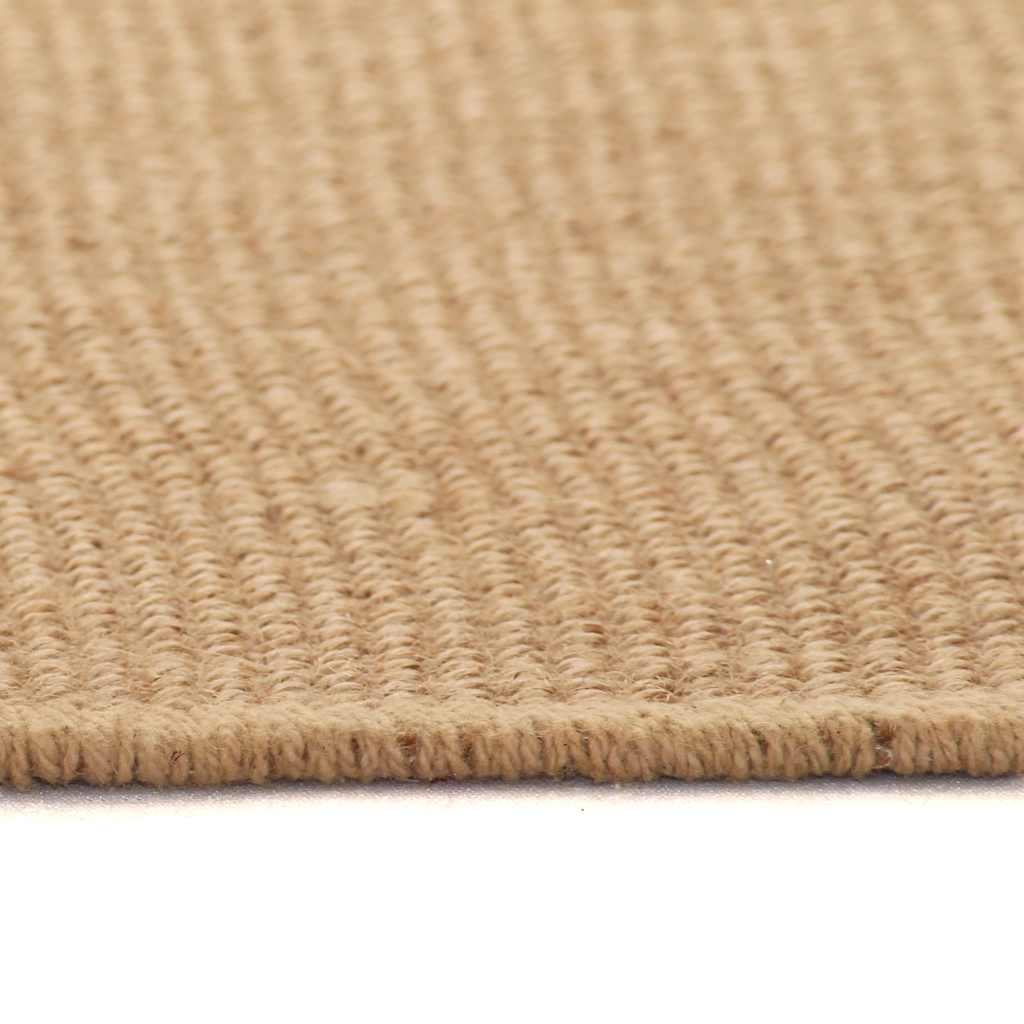 Tappeto di Iuta con Base in Lattice 160x230 cm Naturale
