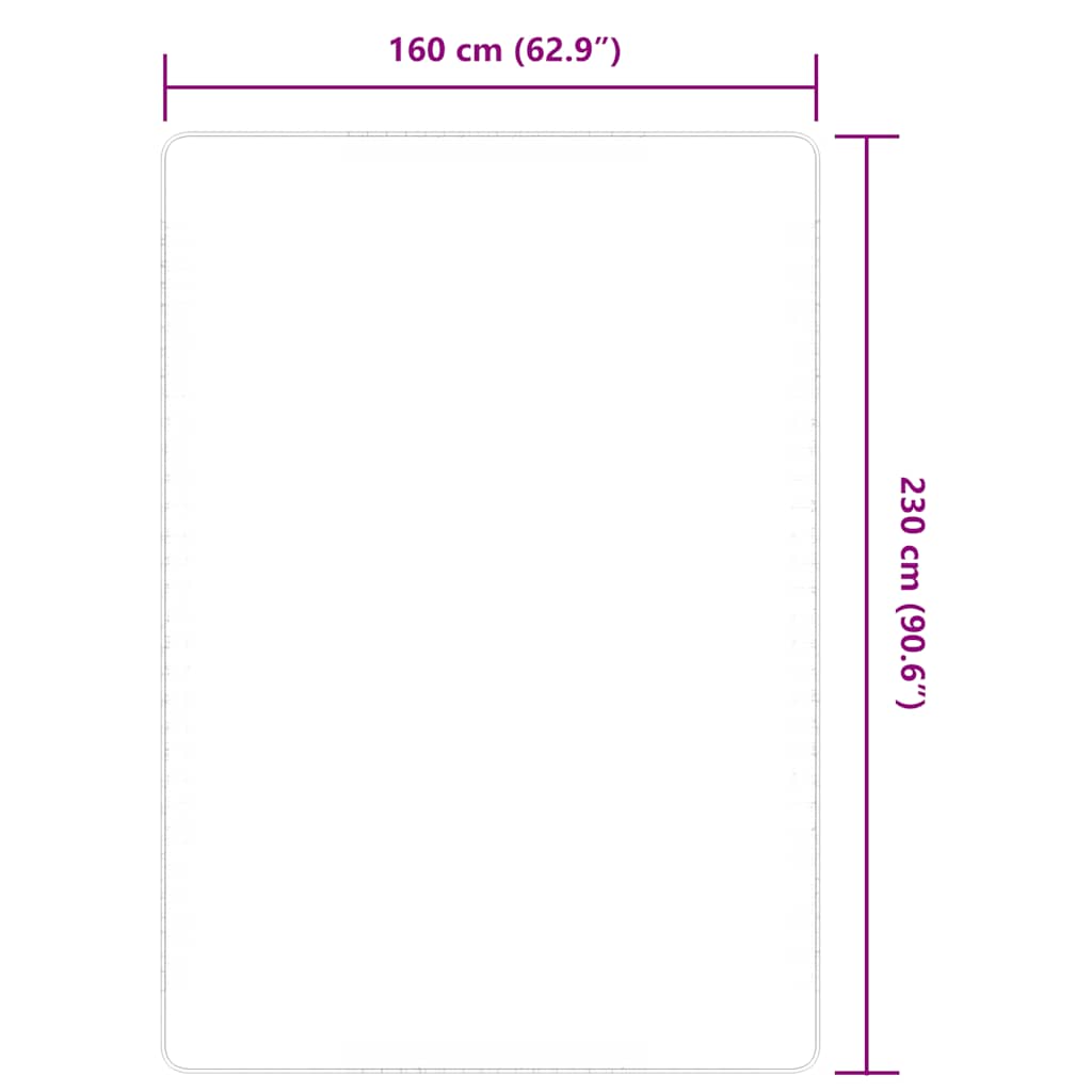 Tappeto di Iuta con Base in Lattice 160x230 cm Naturale