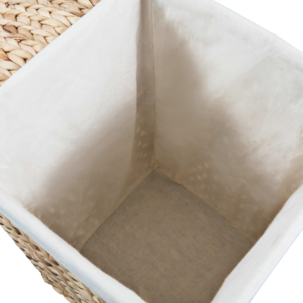 Set di Cesti della Biancheria 2 pz in Giacinto d'Acqua