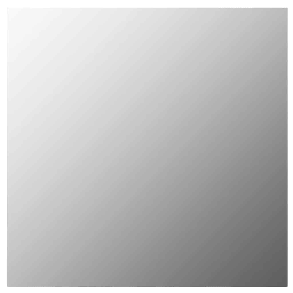 Specchio da Parete 50x50 cm Quadrato in Vetro