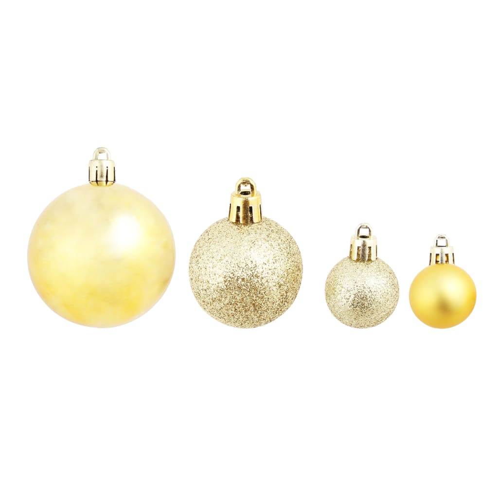 Palline di Natale 100 pz Rosso/Oro/Verde