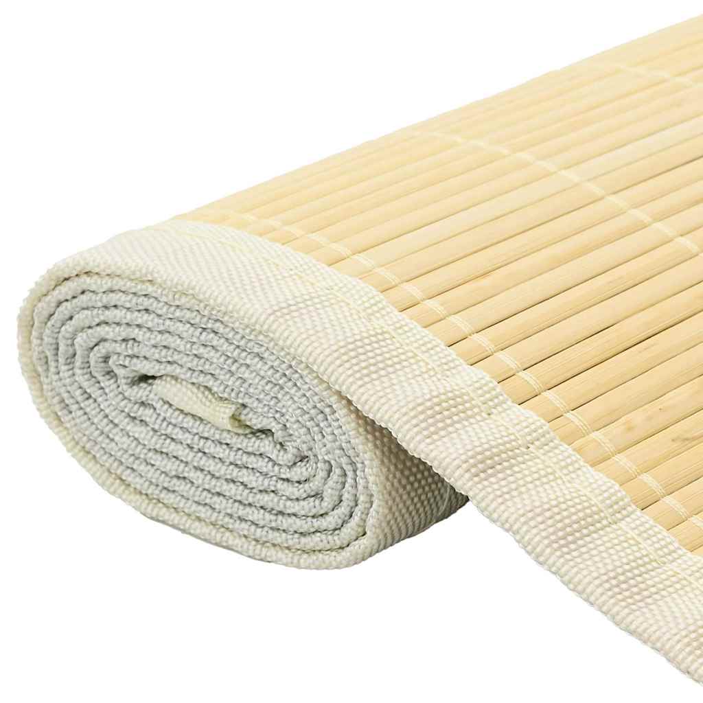 Tappeto in Bambù 160x230 cm Naturale