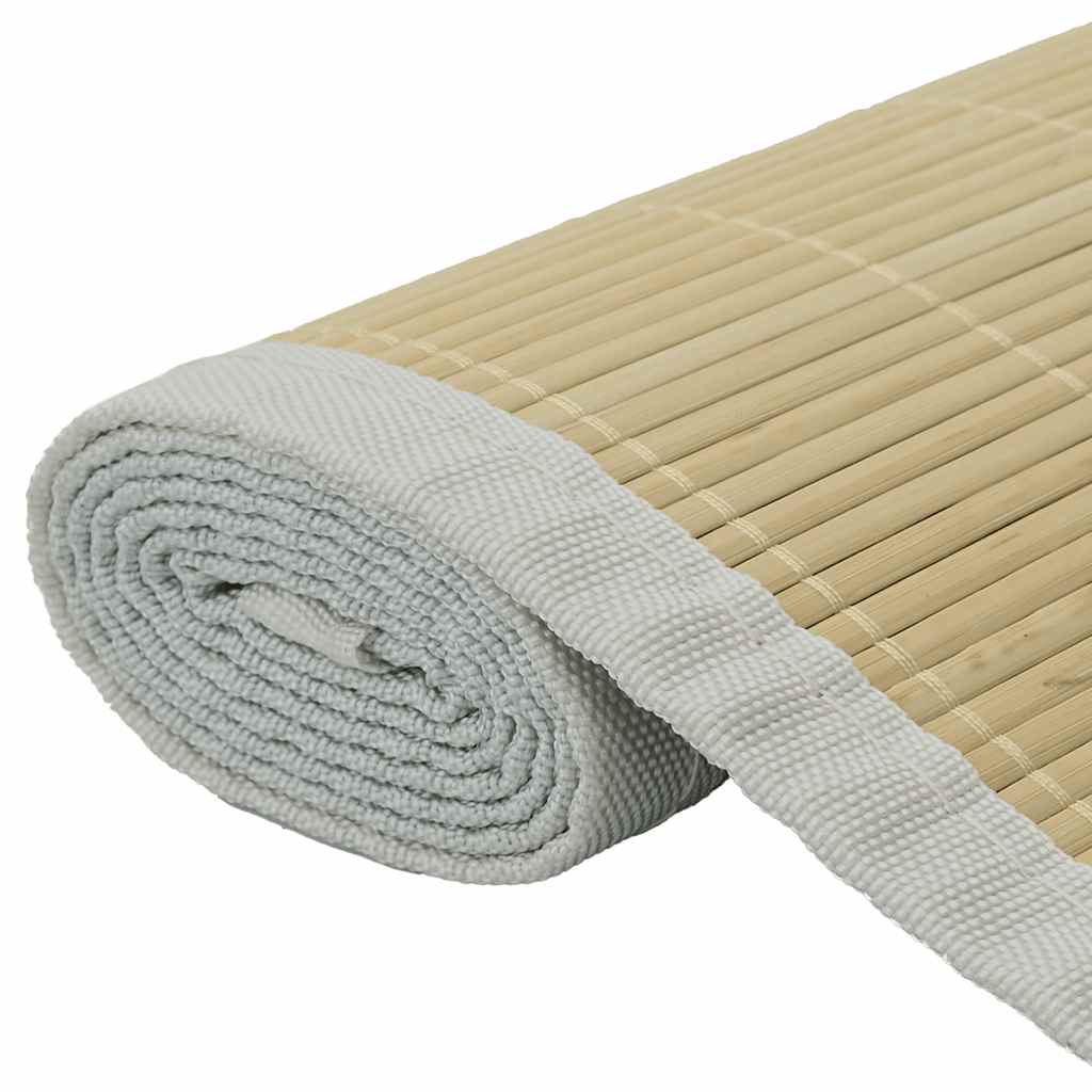 Tappeto in Bambù 160x230 cm Naturale