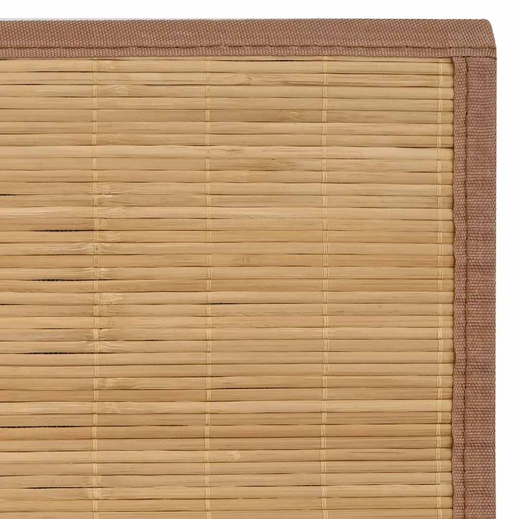 Tappeto in Bambù 160x230 cm Marrone