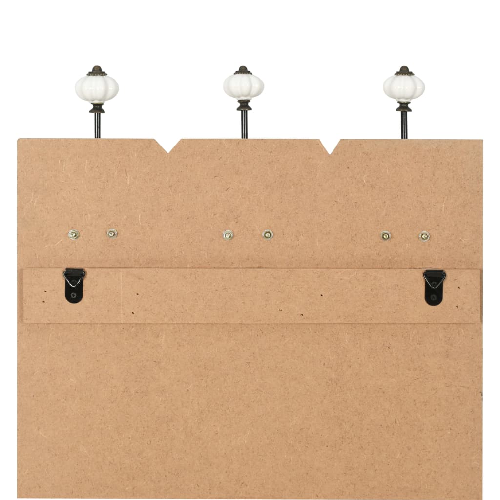 Appendiabiti da Parete con 6 Ganci LIVE LIFE 120x40 cm