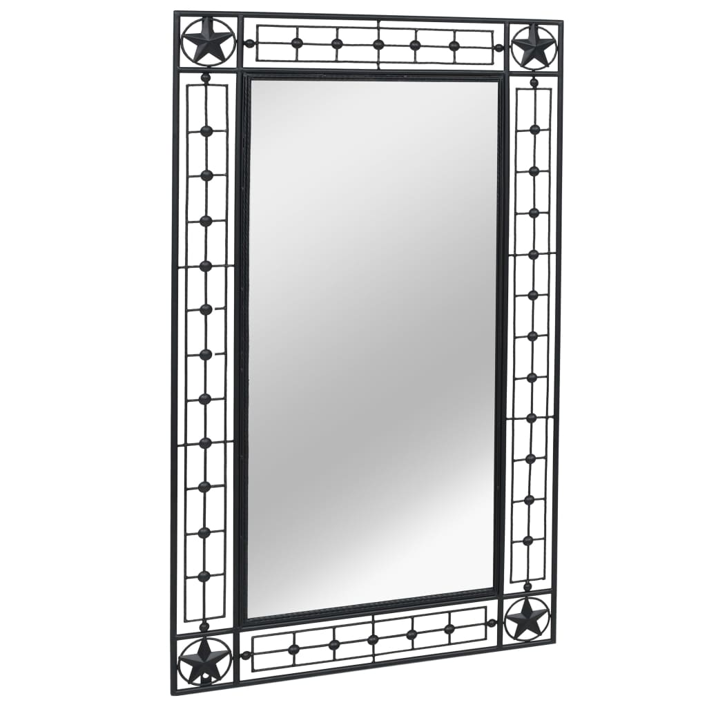 Specchio da Parete Rettangolare 60x110 cm Nero