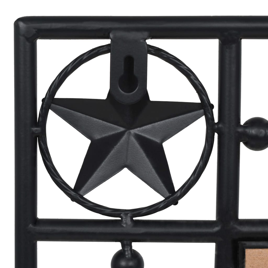 Specchio da Parete Rettangolare 60x110 cm Nero