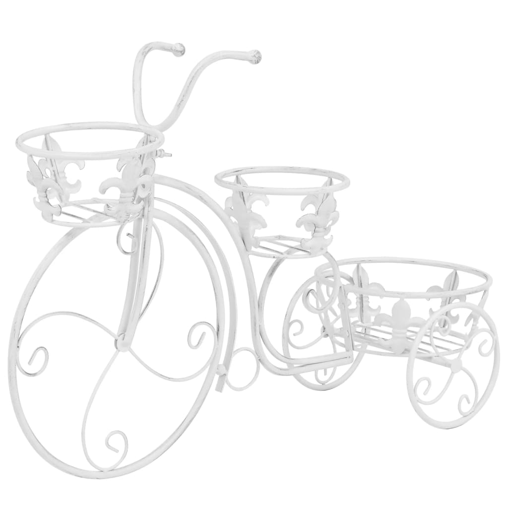 Piedistallo per Piante a Forma di Bici in Stile Vintage Metallo