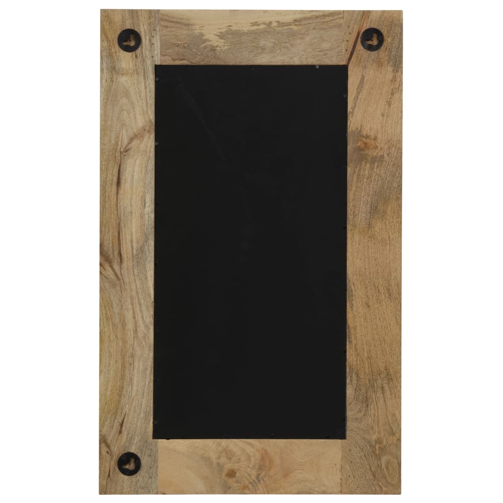 Specchio in Legno Massello di Mango 50x80 cm