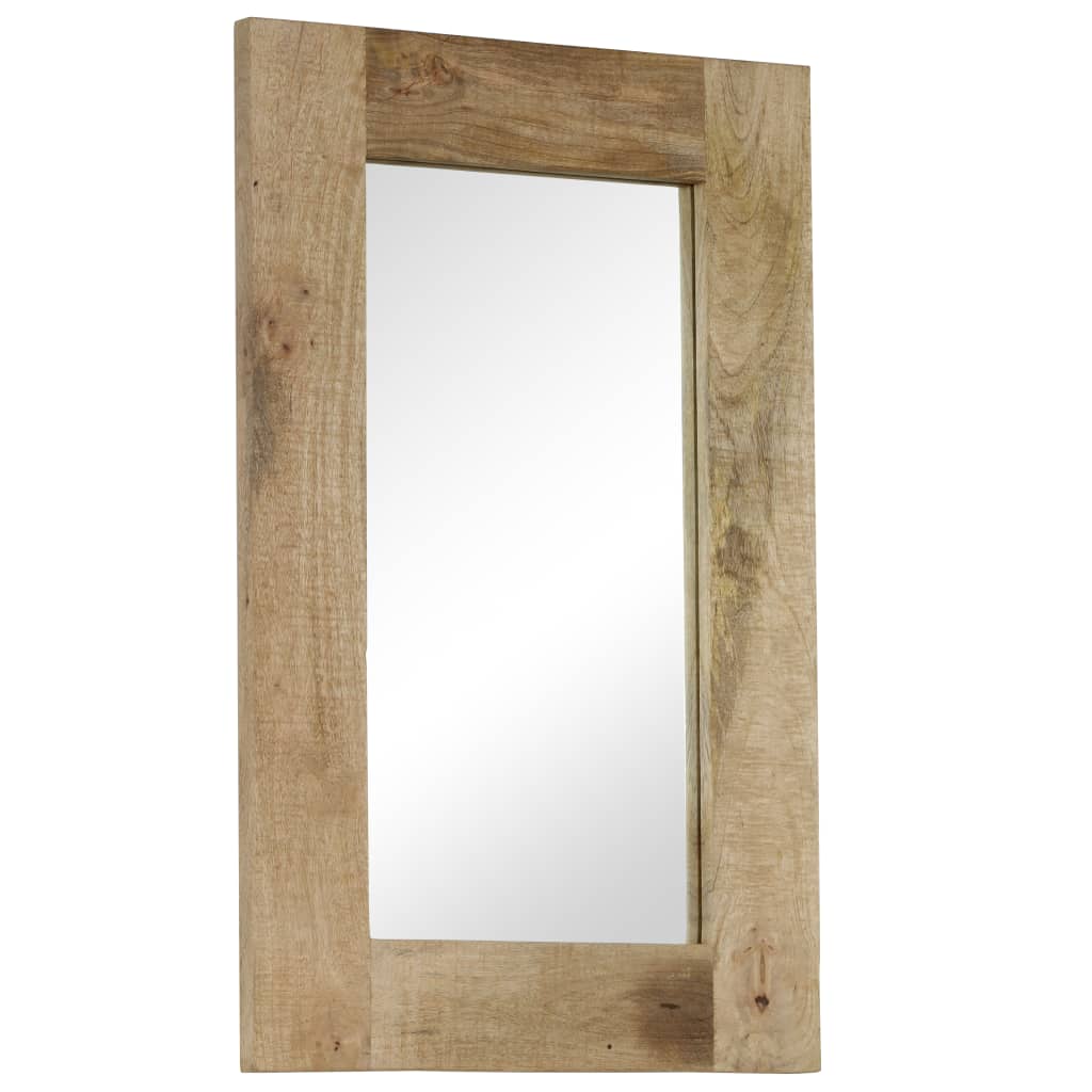 Specchio in Legno Massello di Mango 50x80 cm
