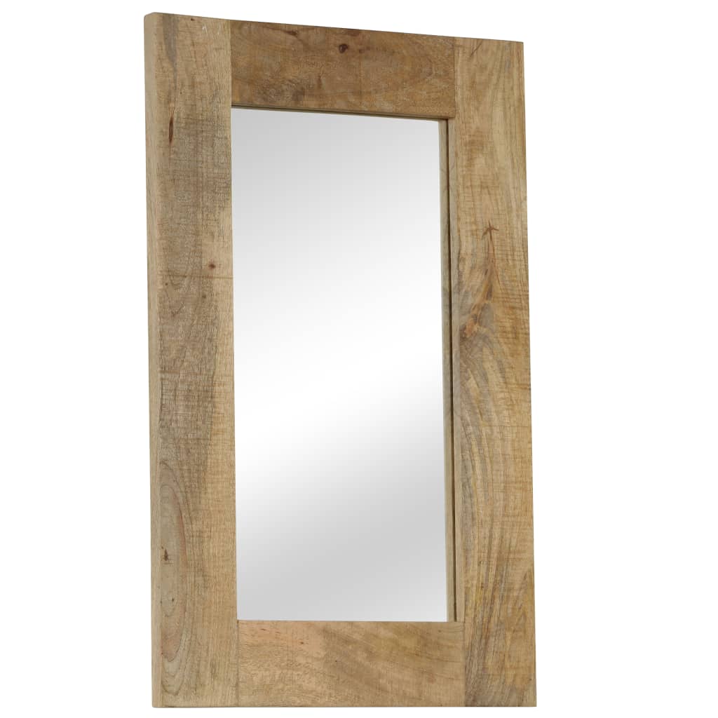 Specchio in Legno Massello di Mango 50x80 cm