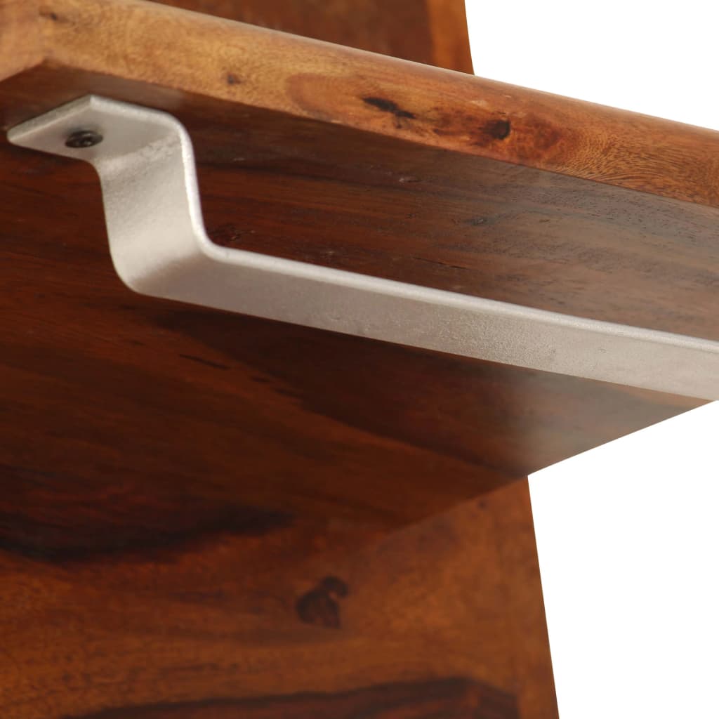 Appendiabiti in Legno Massello di Acacia 118x40 cm