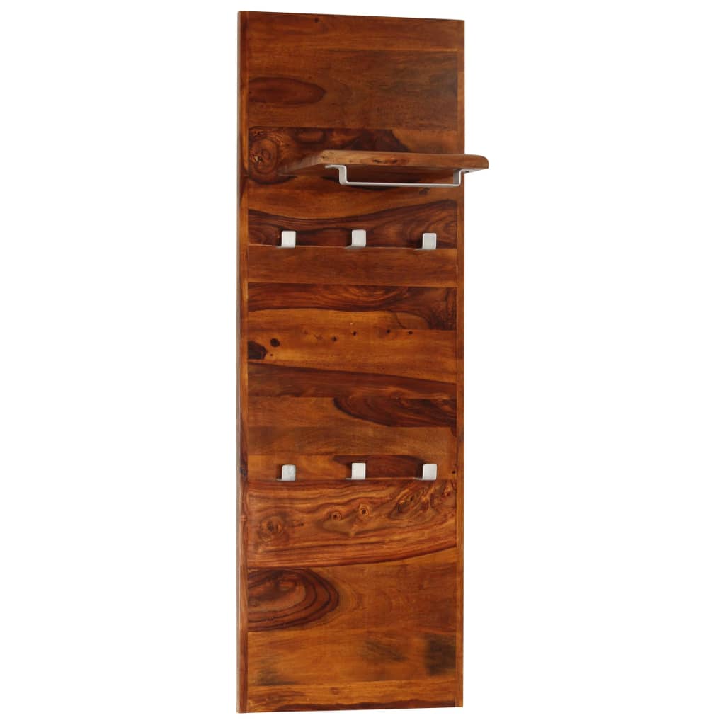 Appendiabiti in Legno Massello di Acacia 118x40 cm