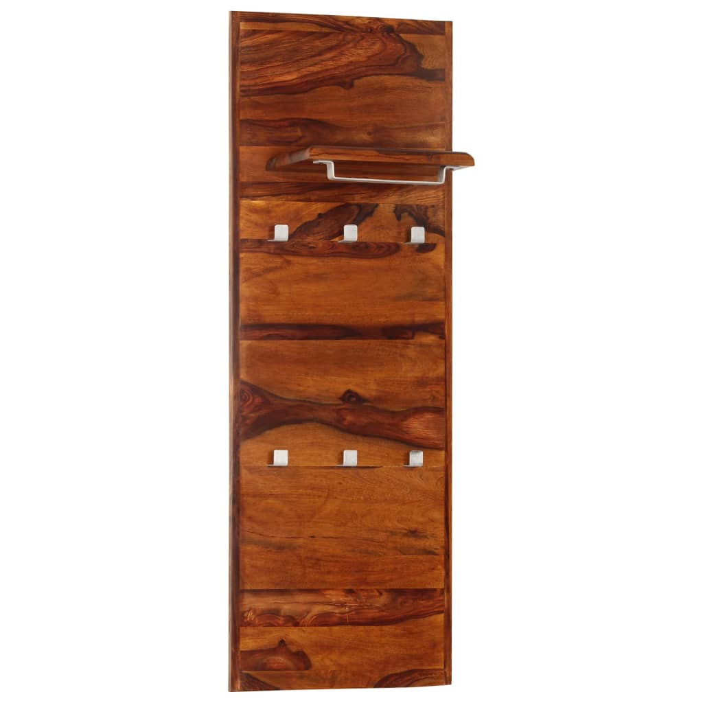 Appendiabiti in Legno Massello di Acacia 118x40 cm