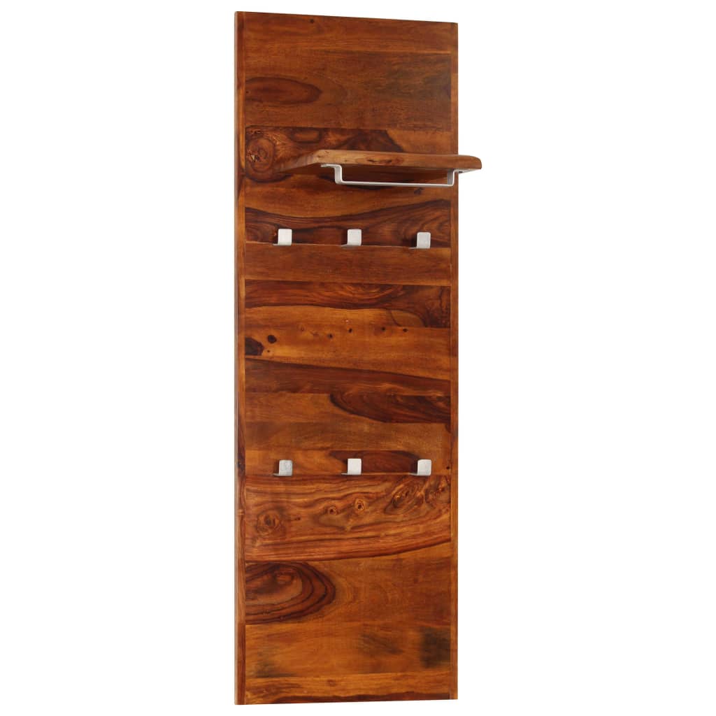 Appendiabiti in Legno Massello di Acacia 118x40 cm