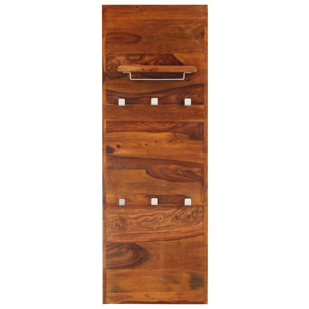 Appendiabiti in Legno Massello di Acacia 118x40 cm
