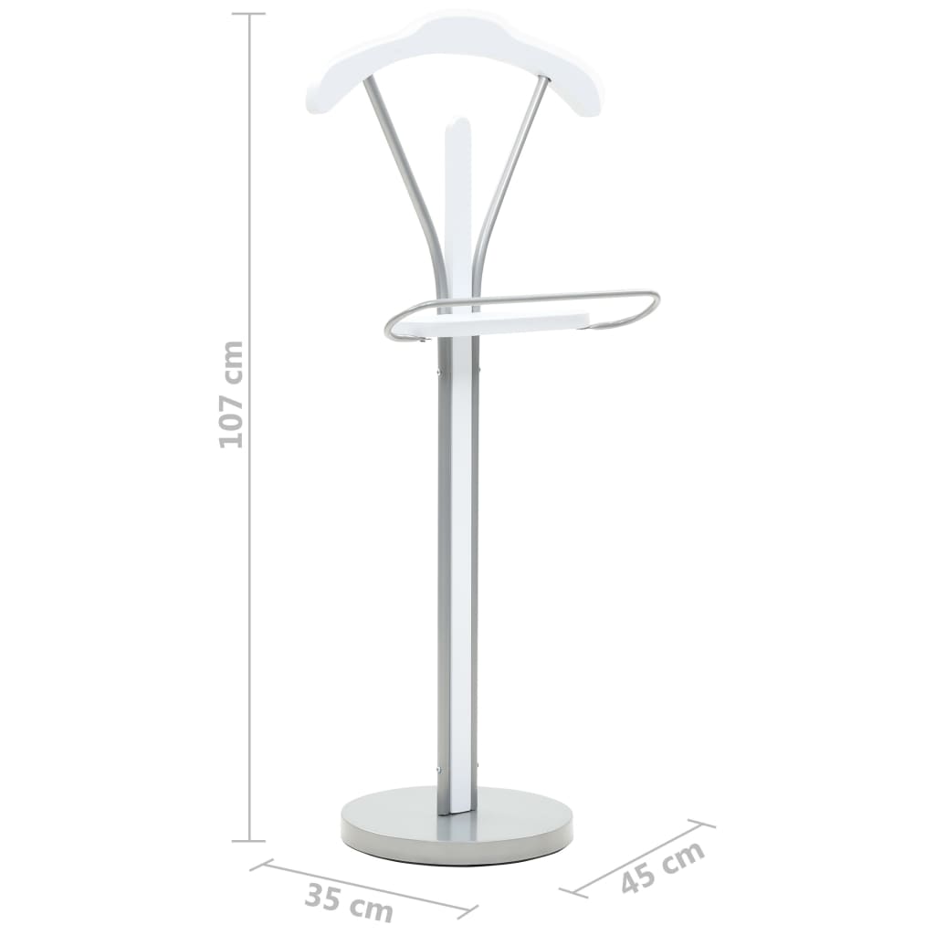 Servomuto 45x35x107 cm Bianco