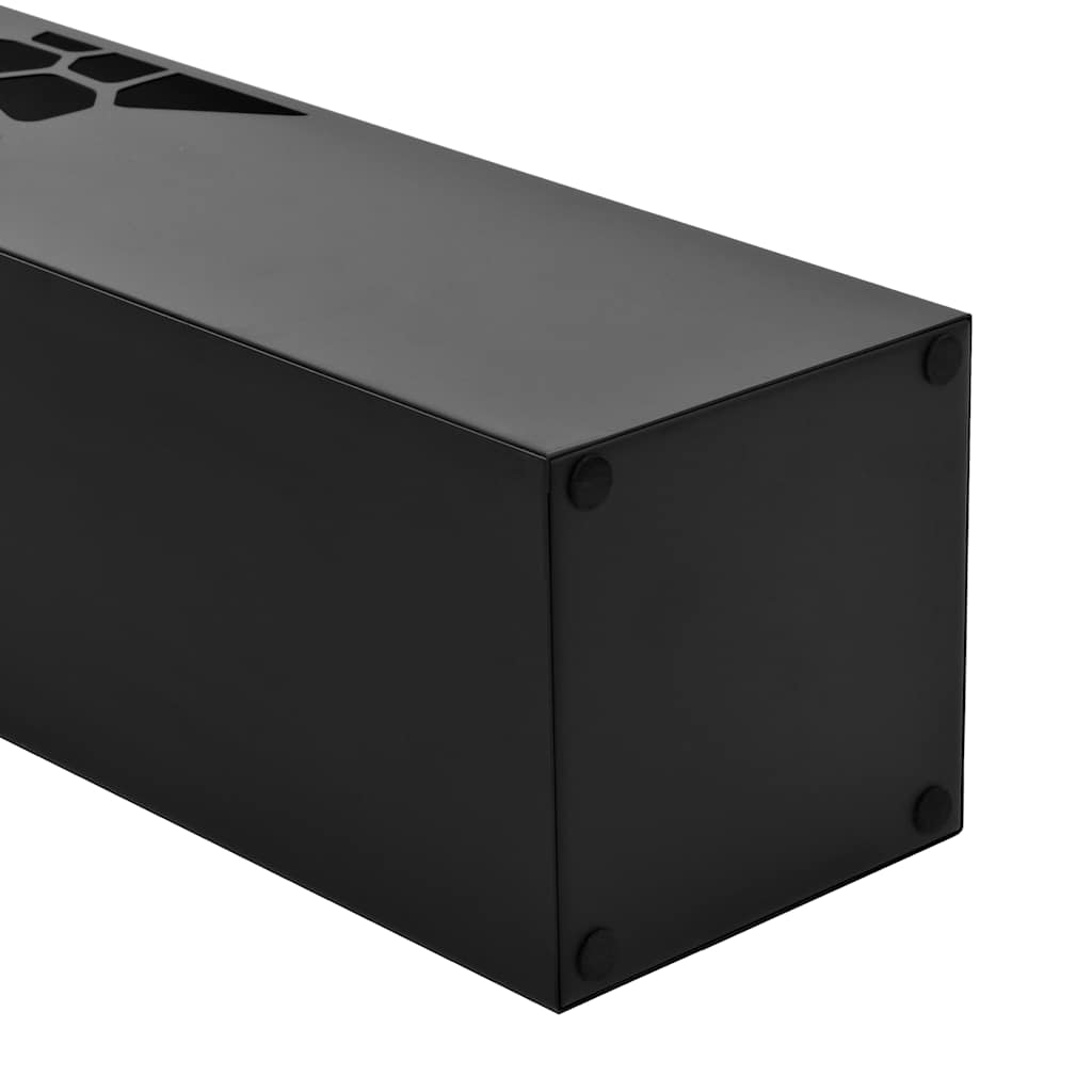 Porta Ombrelli Stile Pietre in Acciaio Nero