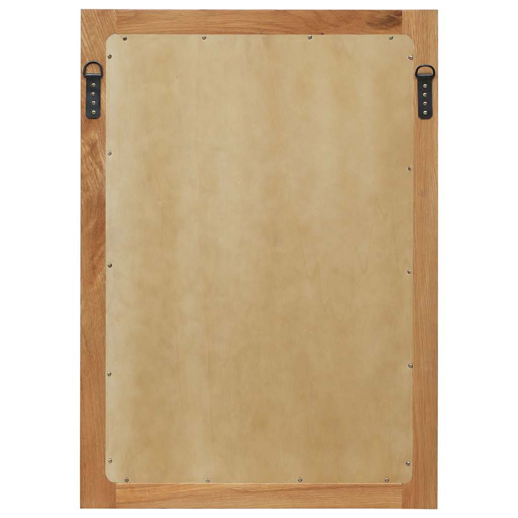 Specchio 50x70 cm in Legno Massello di Rovere