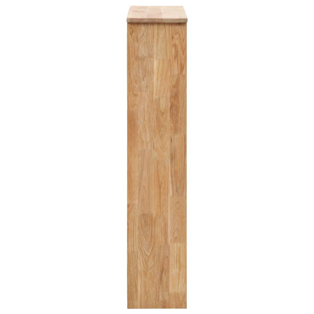 Panca con Scarpiera 55x20x104 cm in Legno Massello di Noce