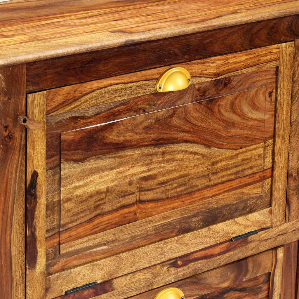 Scarpiera 140x35x90 cm in Legno Massello di Acacia