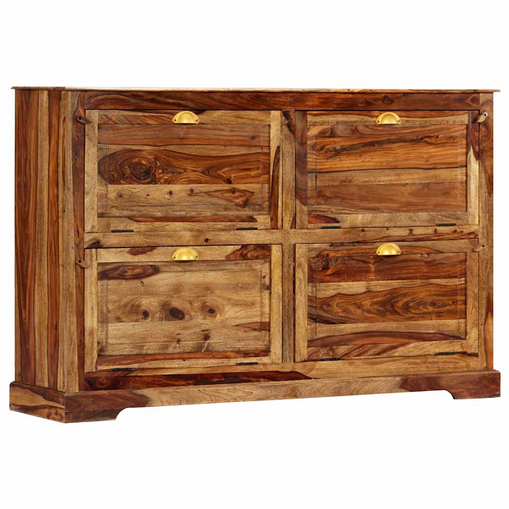 Scarpiera 140x35x90 cm in Legno Massello di Acacia