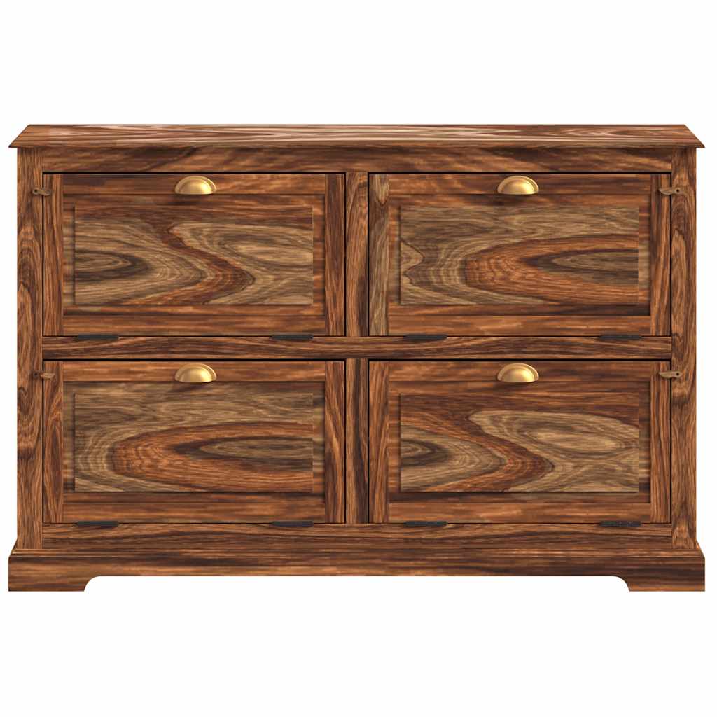 Scarpiera 140x35x90 cm in Legno Massello di Acacia