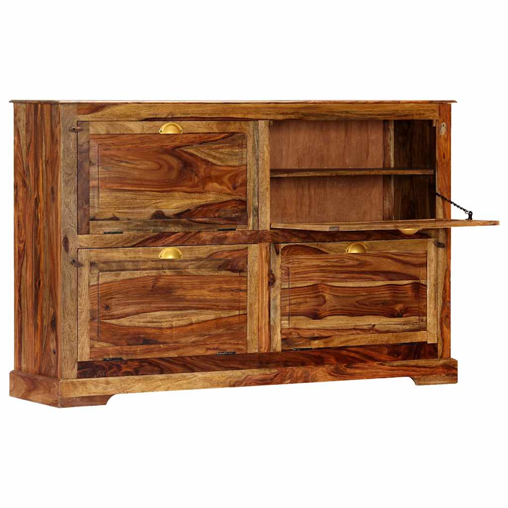 Scarpiera 140x35x90 cm in Legno Massello di Acacia