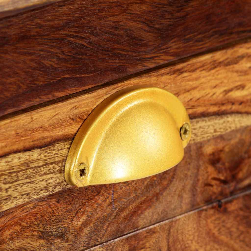 Scarpiera 140x35x90 cm in Legno Massello di Acacia