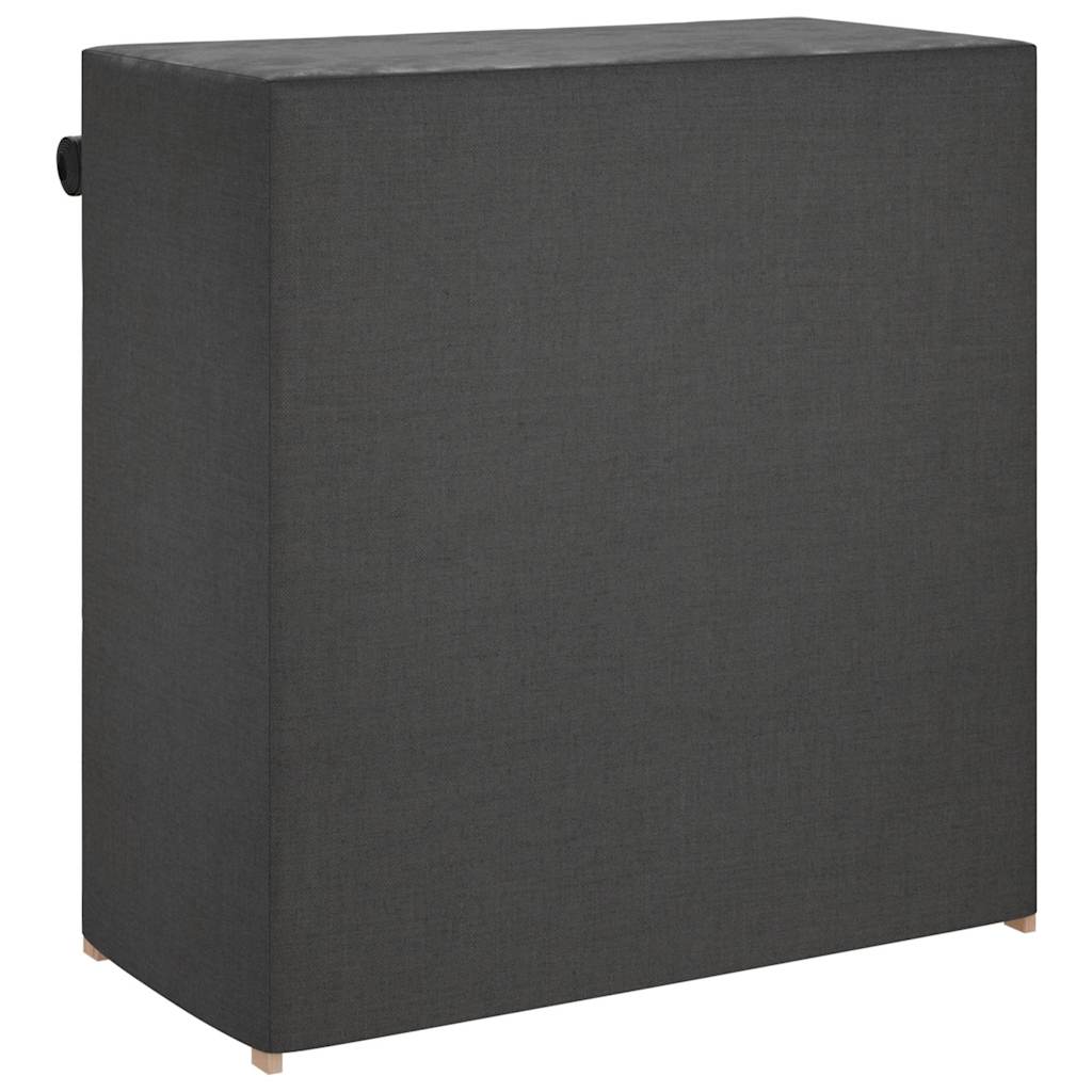 Scarpiera con Rivestimento Grigia 79x40x80 cm in Tessuto