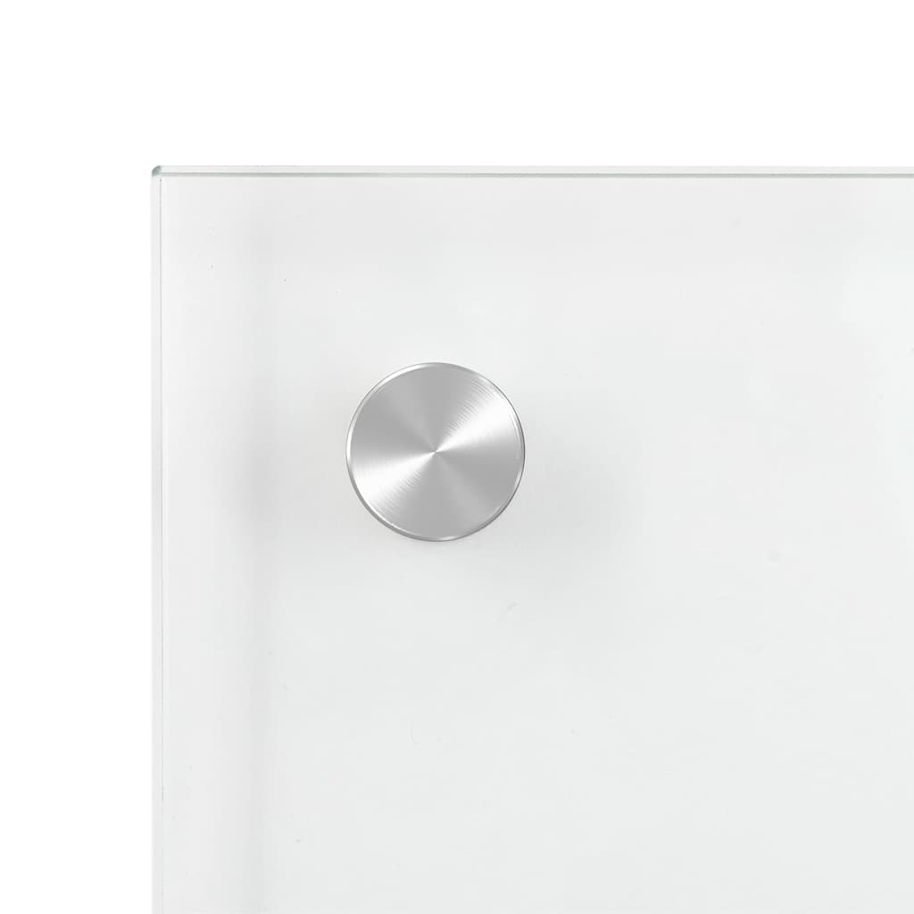 Paraschizzi per Cucina Trasparente 80x60 cm in Vetro Temperato