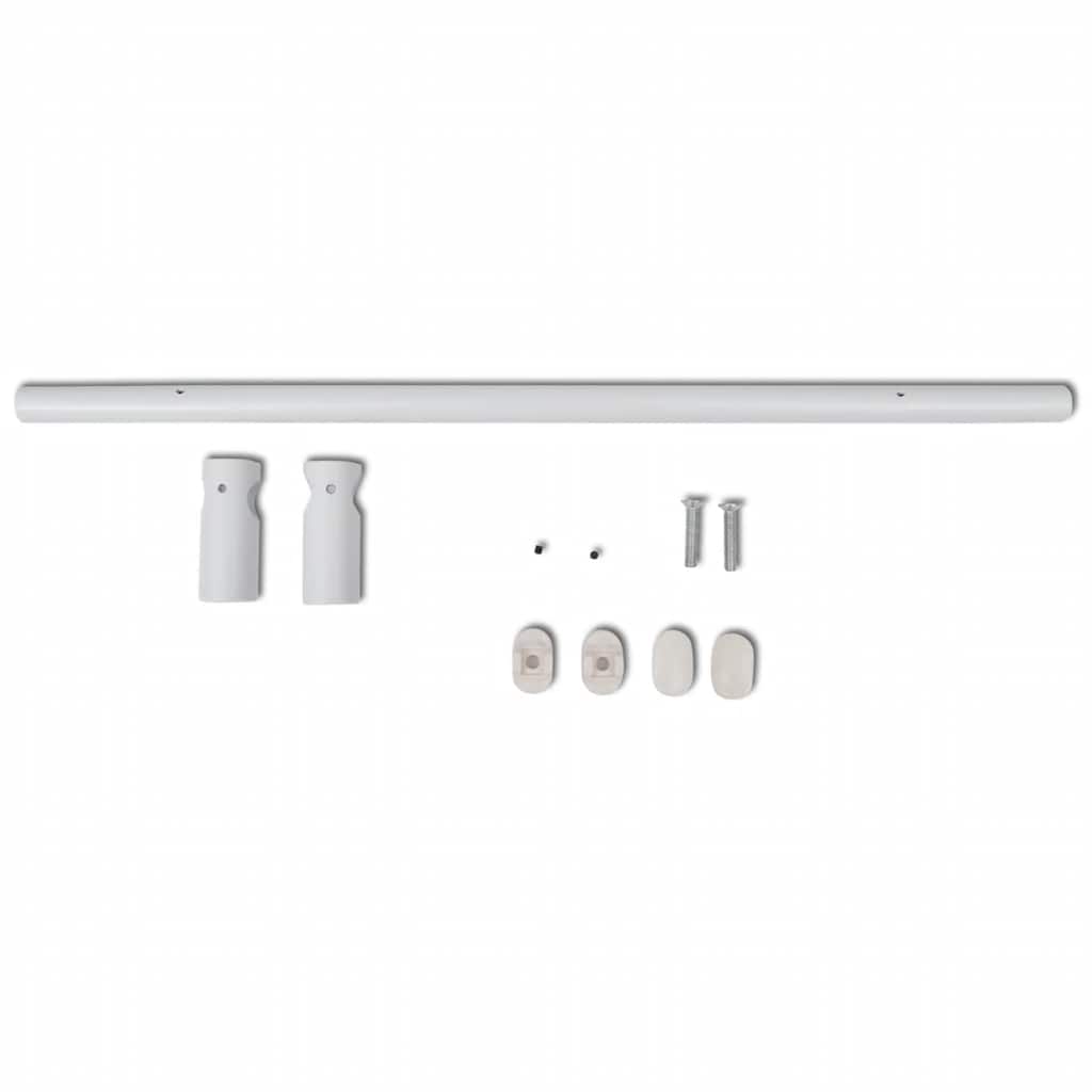 Termosifone porta asciugamani 465 mm +Radiatore bianco Doppio