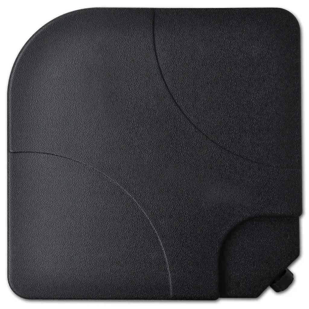 Ombrellone da Giardino in Alluminio con Base Portatile Verde