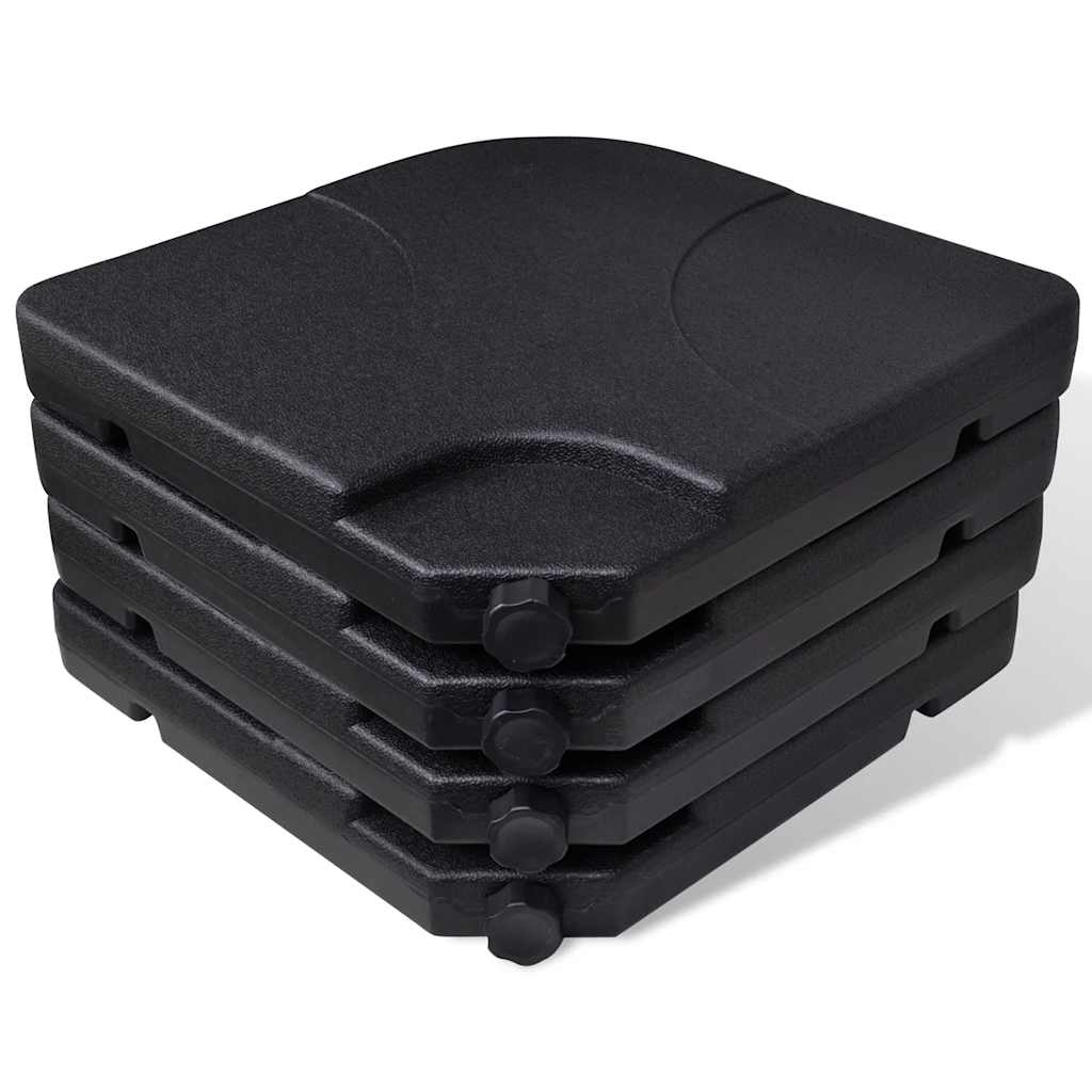 Ombrellone da Giardino in Alluminio con Base Portatile Verde