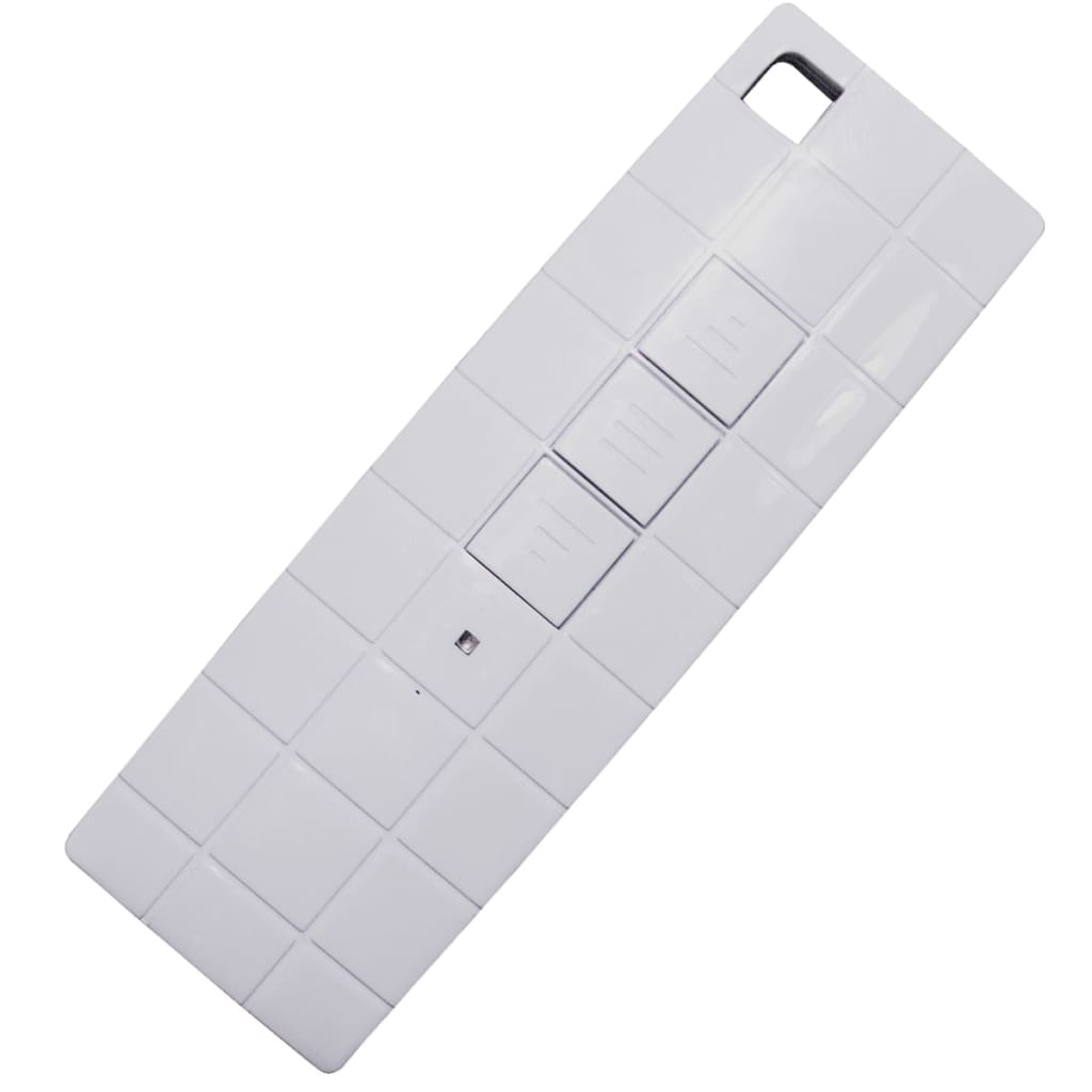 Tenda da Sole Pieghevole 400 cm Blu Marino e Bianco
