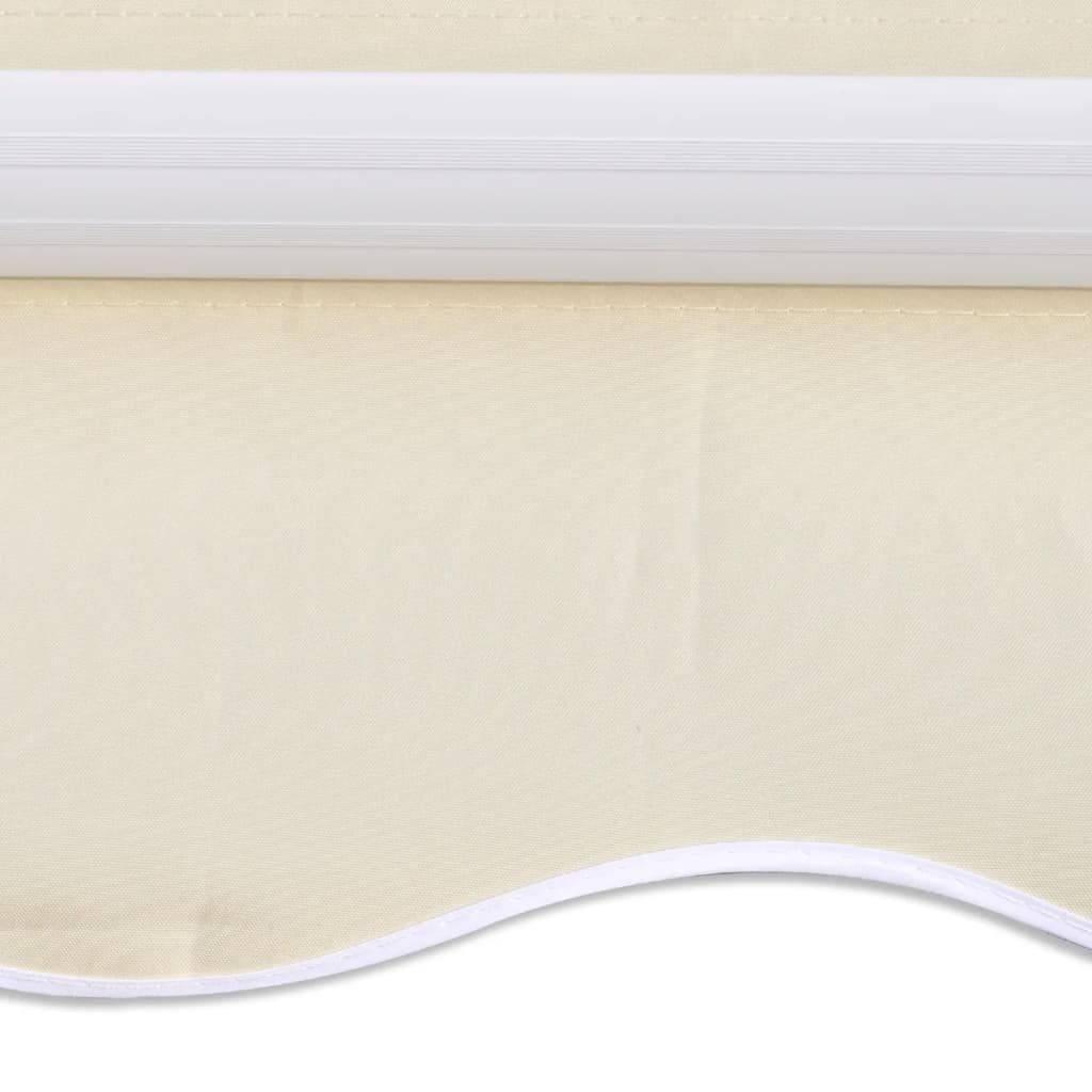 Tenda da Sole Pieghevole 600 cm Crema