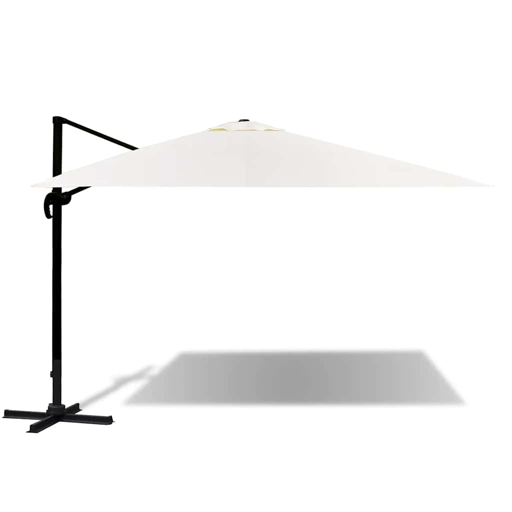 Ombrellone da Giardino Roma Alluminio con Base Portatile 3x4 m