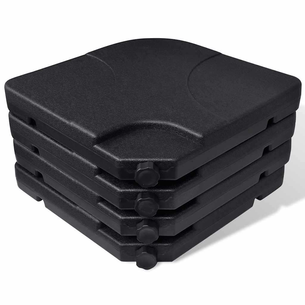 Ombrellone da Giardino Roma Alluminio con Base Portatile 3x4 m