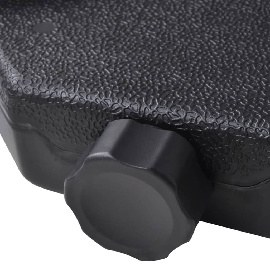 Ombrellone con Base Portatile 2,7x4,6 m in Alluminio Verde