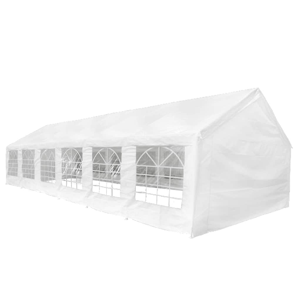 Tenda per Festa da Giardino Bianca 12 x 6 m