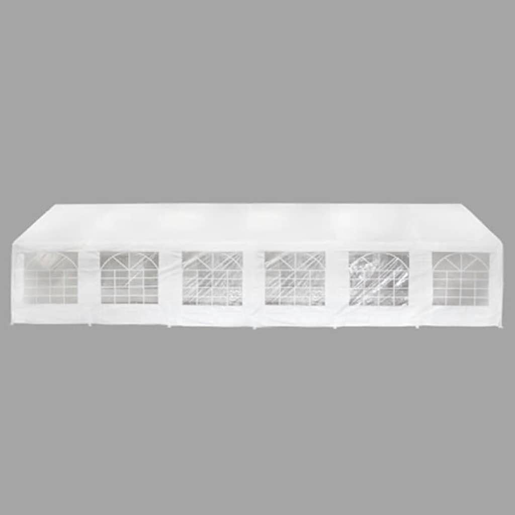 Tenda per Festa da Giardino Bianca 12 x 6 m